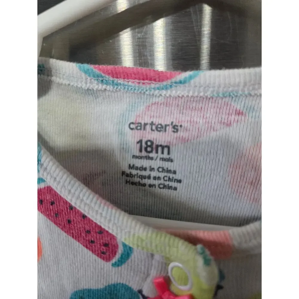 Button Up Fruit Romper - Carter's - 18mo
